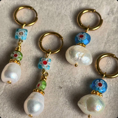 Millefiori & Pearl Drops